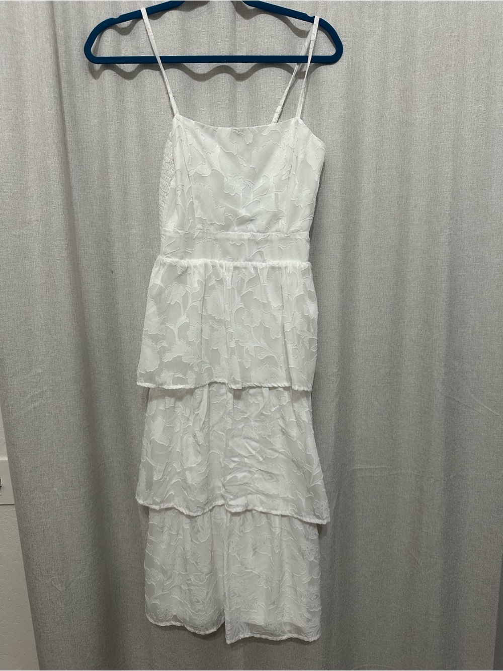 Lulus Grace and Beauty white midi dress